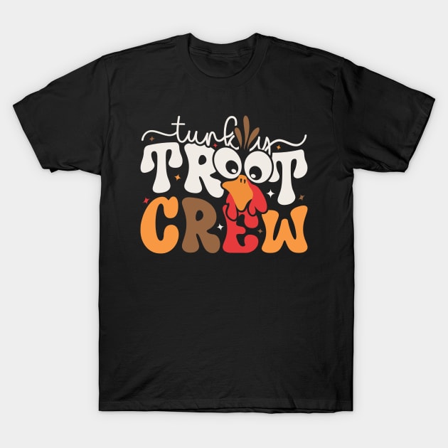 Turkey Trot Crew T-Shirt by Noureddine Ahmaymou 